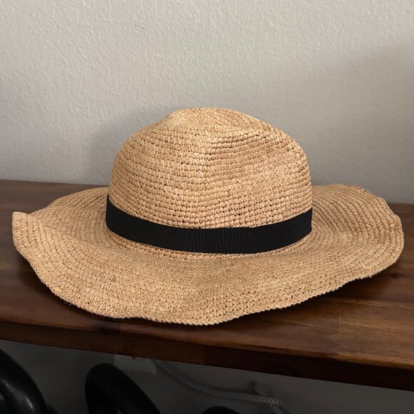 J. Crew - Wide-brim packable straw hat - Picture 4 of 5
